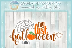 Baby's First Halloween Holiday SVG DXF EPS PNG files Product Image 4