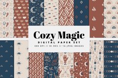 Cozy Magic Digital Paper Set Product Image 1