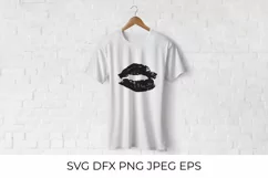 Lips SVG. Kiss SVG. Lips print. Lipstick kiss. Product Image 2
