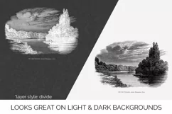 On the Thames Near Roebuck Inn Landscape Engraving Product Image 2