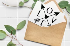 Valentine's SVG Cut Files for cricut, cameo. Love svg sign. Product Image 3