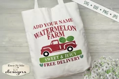 Watermelon Farm - Old Truck - Add Your Name - SVG DXF Files Product Image 1