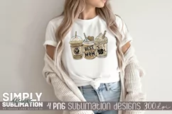 Best Mom | Mom Fuel | Mom Sublimation Coffee Cup Png Product Image 2