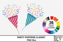 Party Poppers Striped Clipart Product Image 1