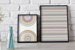 Geometric Pattern Brushes for adobe illustrator plus EXTRAS Product Image 8