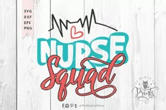Nurse Squad SVG | Funny Nurse SVG Cut File Product Image 3