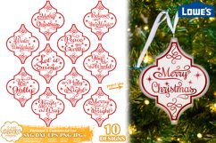 Arabesque Christmas Ornament SVG | Arabesque TIle SVG Lowes Product Image 1