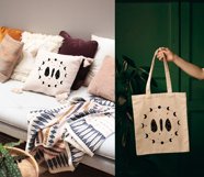 Moon phase svg, Crystal moon phases svg Product Image 4