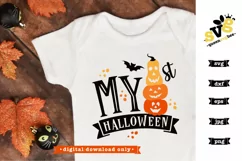 Halloween SVG file for baby| My 1st Halloween SVG design Product Image 2