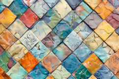 Colorful Mosaic Tiles Background Wallpaper Product Image 1