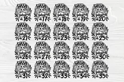 Birthday Girl SVG, 16th to 75th Birthday Shirts, Woman Svg Product Image 3