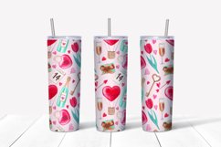 20 oz Tumbler sublimation design Bundle, Valentine&#039;s day png Product Image 4
