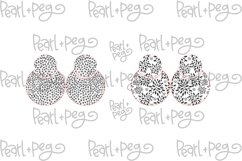 Floral Burst 2 Options 2Part Laser Engraved Earring Download Product Image 4