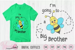 Big Brother svg, kids svg, Bee quote svg, word pun svg, Product Image 2