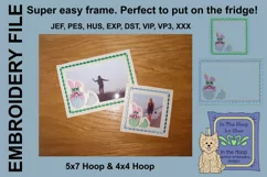 Can They See Me Picture Frames - 4 x 4 and 5 x 7 Hoops Product Image 1