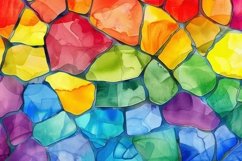 Colorful Stained Glass Texture Background Wallpaper Product Image 1