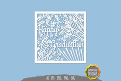Happy Graduation Papercut SVG Product Image 1