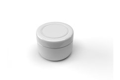 Cosmetic Cream Jar Packaging 3D Mockup Template Photoshop Product Image 2