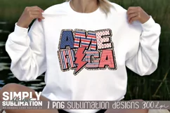 America | Fourth of July Sublimation Png Product Image 1