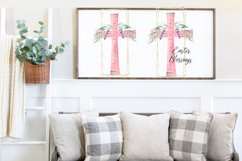 Pink Easter Cross with Palms and Lavender Design Product Image 5