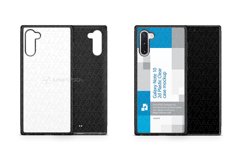 Galaxy Note 10 2d RubberFlex Case Design Mockup 2019 Product Image 1