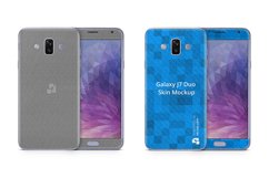 Samsung Galaxy J7 Duo Vinyl Skin Design Mockup 2018 Product Image 2