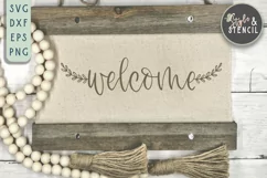 Welcome Home Sign SVG - SVG, PNG, EPS, DXF, Cut File Product Image 5