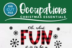 Teacher Christmas svg-a Teacher oh what fun svg for crafters Product Image 2