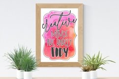 Creative Minds Are Rarely Tidy SVG DXF PNG Product Image 1