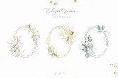 Watercolor spring greenery leaves Product Image 11