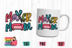 Maker Mom SVG Cut File Product Image 1
