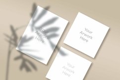 Letterhead &amp; Square Paper Mockup Product Image 1
