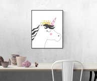 Unicorn Wall Art, Unicorn Prints, Children Prints Product Image 2