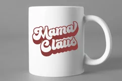 Mama Claus Christmas SVG - PNG, DXF, SVG, EPS, Cut File Product Image 3