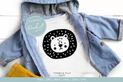 Scandinavian Style Lion - Cute Nursery Kids SVG Cut File Product Image 1