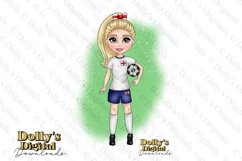 Football Squad Girls Character Bundle PNG Product Image 2