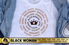 Black Woman SVG Black Girl Magic SVG Black Women Quote SVG Product Image 1