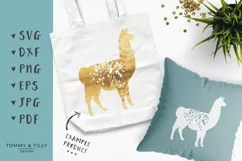 Llama Silhouette - SVG DXF PNG EPS JPG PDF Cutting File Product Image 3