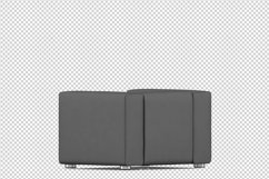 Isometric Arm Chair 3D isolated render Product Image 1