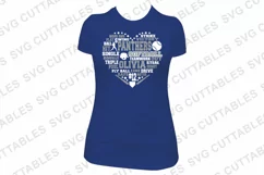 Softball SVG | Softball Subway Art Heart | Shirt Design Product Image 2