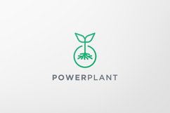 green power leaf plant logo Product Image 1