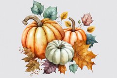 Pumpkins clipart, Fall clipart, Autumn sublimation Product Image 5