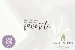 Dear Autumn You Are My Favorite SVG, Farmhouse Fall SVG Product Image 2