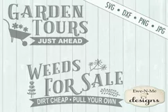 Garden Tours Weeds For Sale SVG DXF Files Product Image 2