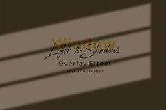 Window Sunlight Shadow Overlay Effect Mockup Product Image 1