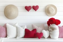Love Hearts Background PNG, Valentine Mock Up Background Product Image 1