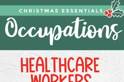 Healthcare worker Christmas svg, a health care worker svg Product Image 5