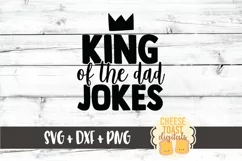 Dad SVG | King Of The Dad Jokes - Father's Day Product Image 2