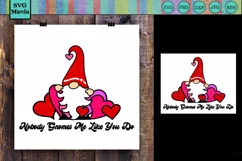 SVG|Gnome|Valentine's Day|Cute Valentine Gnome SVG Cut File Product Image 1