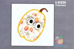 Yellow Carambola With The Bold Eyes Embroidery Design Product Image 1
